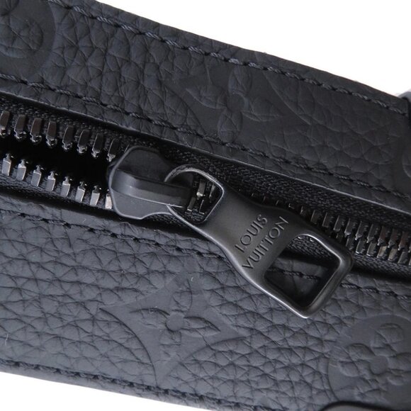 LOUIS VUITTON Handle ・ Soft Trunk Monogram/Taurillon Leather Noir M59163 - Picture 9 of 12